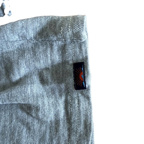 Faherty Cloud Cotton Long-Sleeve Henley Mens Size XL White & Gray Heather - Picture 3 of 10